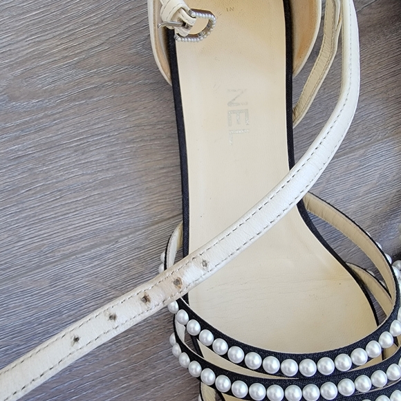 Chanel Rome 2016 pearl pointed toe ballet flats 40 - Picture 5 of 16